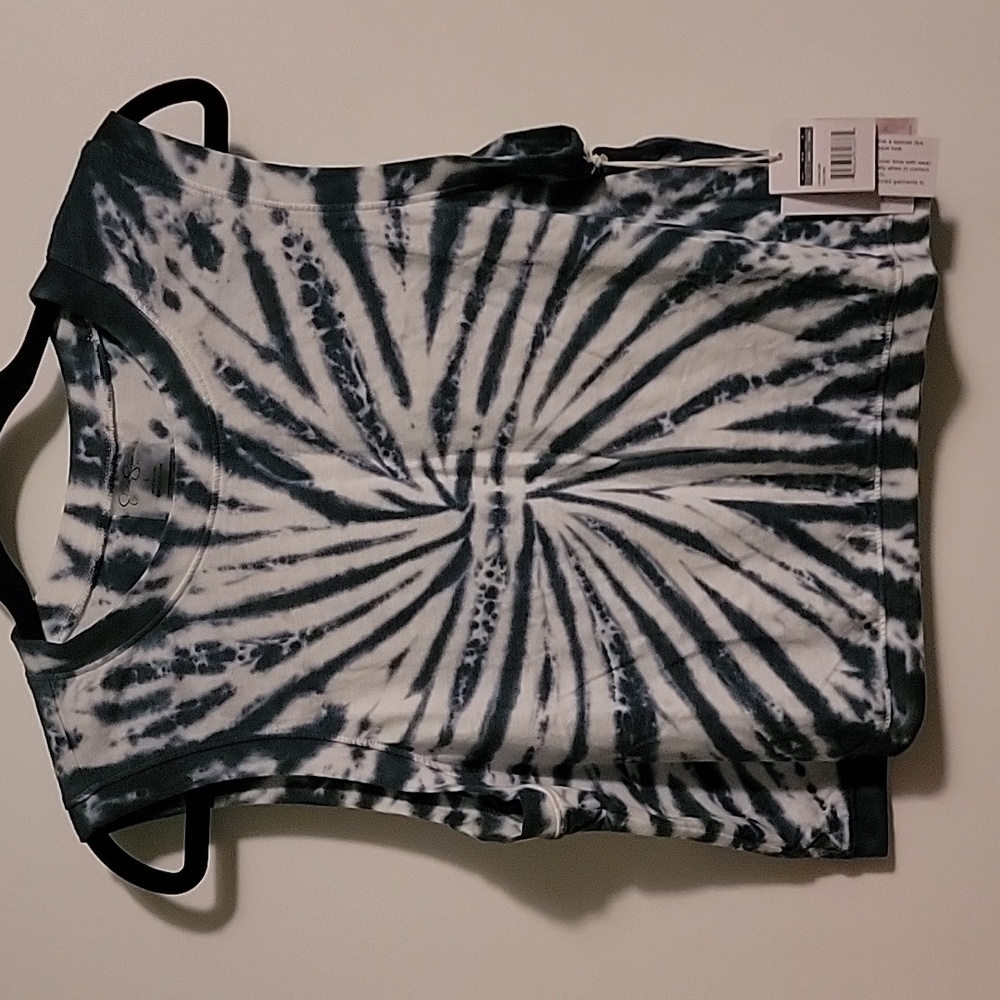 NWOT XL Jessica Simpson Tie Dye Crop Top